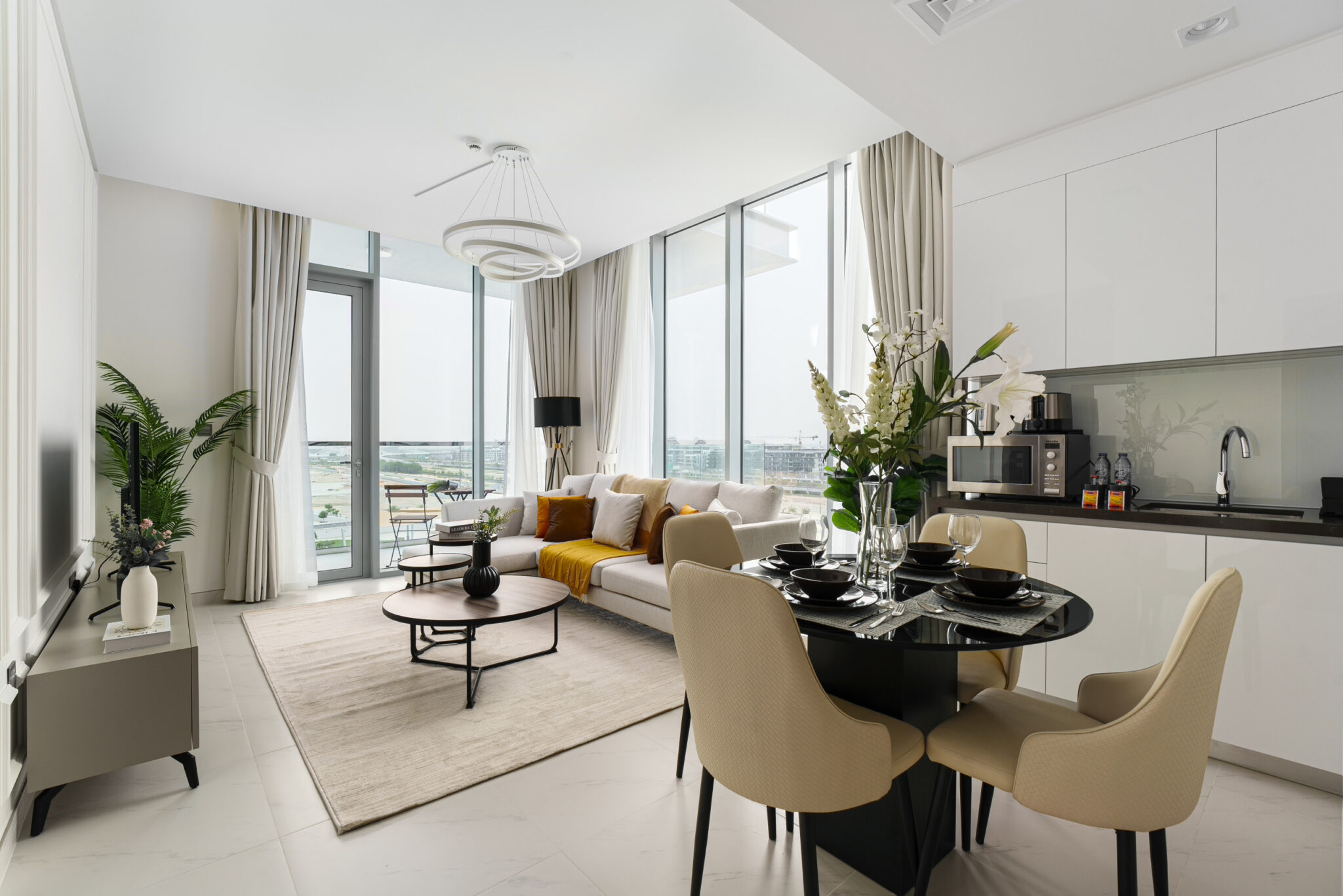 Lagoon & Burj Khalifa Skyline View | Brand New