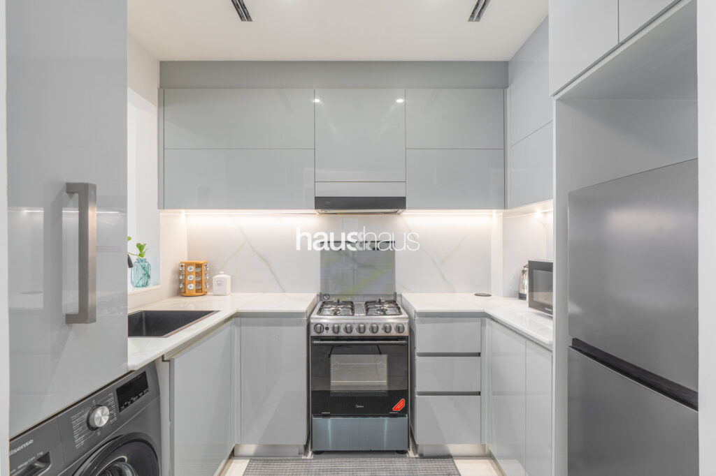 Upgraded kitchen | Al Jaddaf | One bedroom