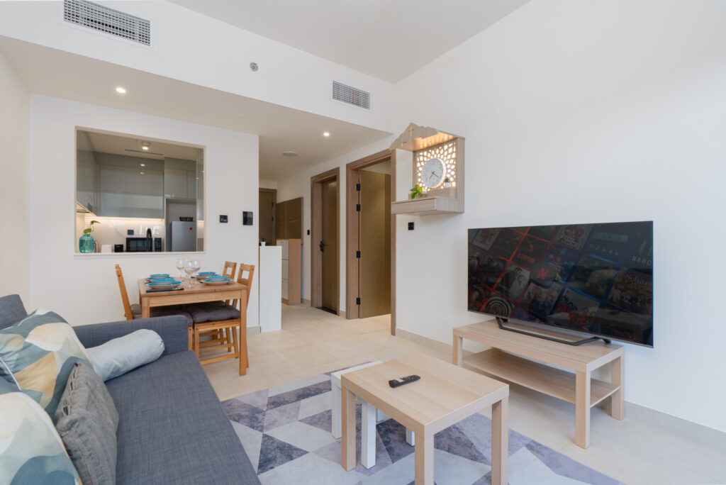 Upgraded kitchen | Al Jaddaf | One bedroom