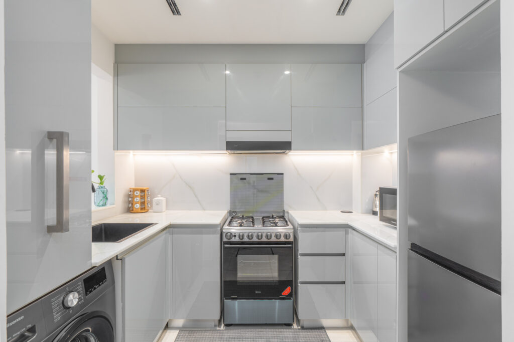 Upgraded kitchen | Al Jaddaf | One bedroom