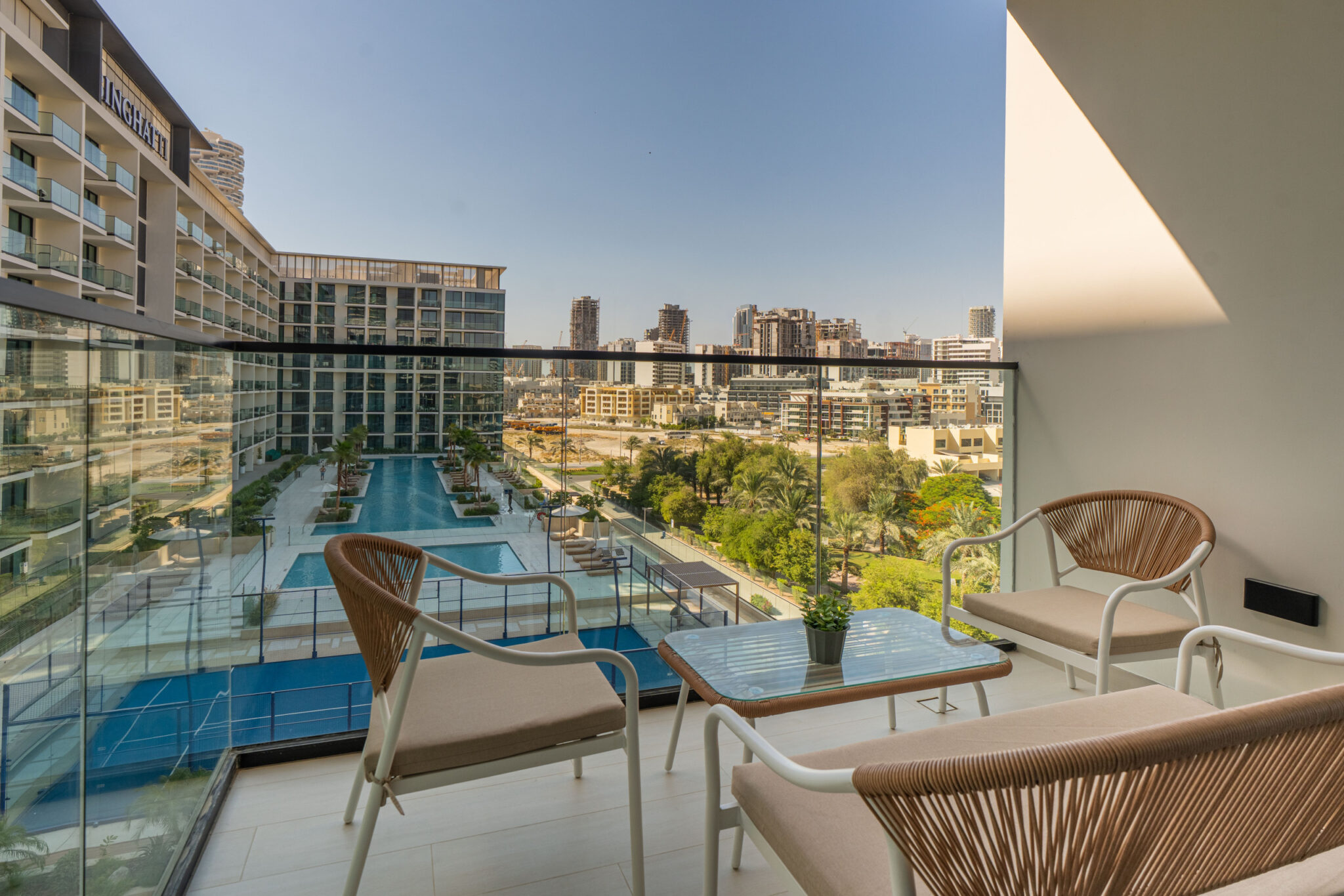 Beautiful Pool View | Modern 1BR | Steps to Park