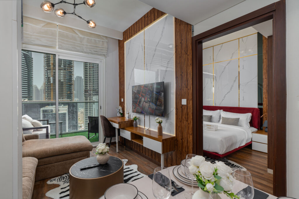 Burj Khalifa View | Upgraded 1BR | Central