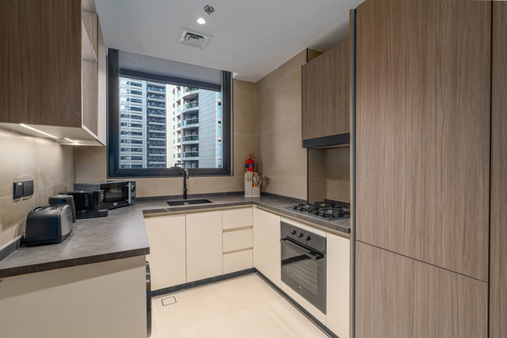 Large 1BR | Newly Furnished | Facilities View