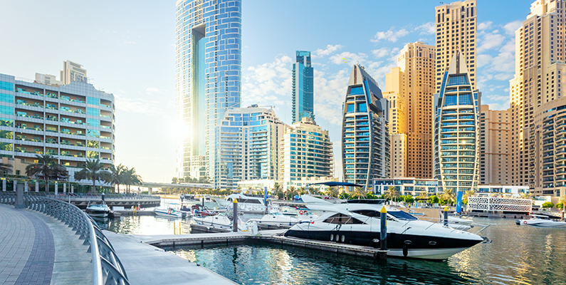 Dubai Marina – Best for waterfront living